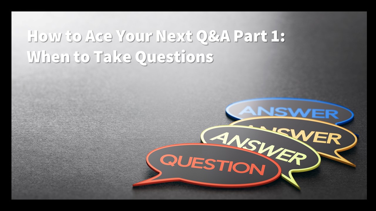 How To Ace Your Next Qanda Part 1 When To Take Questions Laptrinhx News